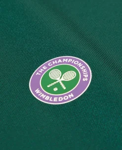 Wimbledon Mens Core Performance 1/4 Zip Training Top - Green- Sweatshirts & Hoodies