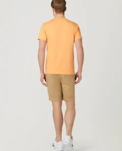 Wimbledon Mens 3D Logo T-Shirt - Peach- T-Shirts