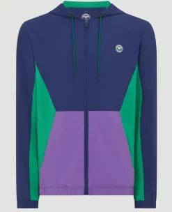 Wimbledon Mens Hooded Jacket - Multi- Jackets & Coats