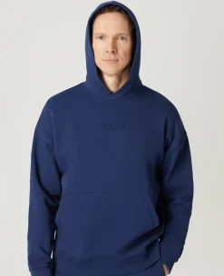 Wimbledon Mens Hooded Sweatshirt - Navy- Sweatshirts & Hoodies