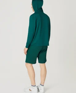 Wimbledon Mens Light Performance Hoody - Green- Sweatshirts & Hoodies|Sweatshirts & Hoodies