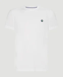 Wimbledon Mens Light Performance T-Shirt - White- Tops & T-Shirts|T-Shirts