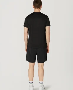 Wimbledon Mens Light Performance T-Shirt - Black- T-Shirts