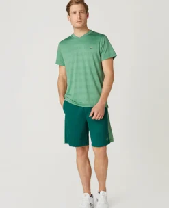 Wimbledon Mens Light Performance T-Shirt - Green- T-Shirts