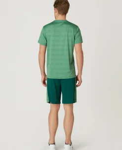 Wimbledon Mens Light Performance T-Shirt - Green- T-Shirts