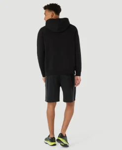 Wimbledon Mens Monobrand Logo Hoodie - Black- Sweatshirts & Hoodies