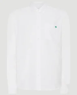 Wimbledon Mens Oxford Shirt - White- Shirts