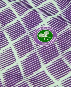 Wimbledon Mens Performance Net T-Shirt - Purple- Tops & T-Shirts|T-Shirts