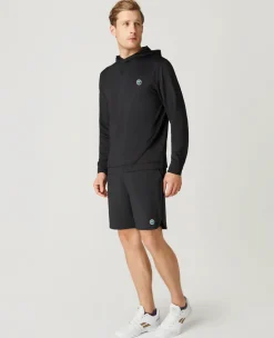 Wimbledon Mens Performance Short - Black- Trousers & Shorts|Trousers & Shorts