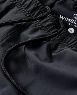 Wimbledon Mens Performance Short - Black- Trousers & Shorts|Trousers & Shorts