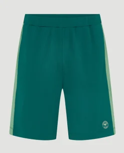 Wimbledon Mens Performance Short - Green- Trousers & Shorts