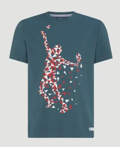Wimbledon Mens Player T-Shirt - Steel- T-Shirts