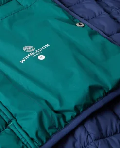 Wimbledon Mens Quilted Jacket - Navy- Jackets & Coats