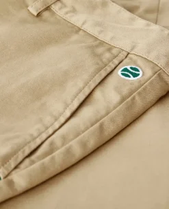 Wimbledon Mens Shorts - Stone- Trousers & Shorts