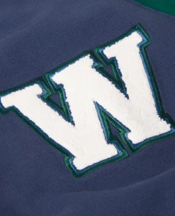 Wimbledon Mens Varsity Sweatshirt - Navy- Sweatshirts & Hoodies