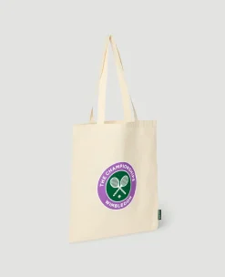 Wimbledon Organic Cotton Shopper Tote with Championships Logo - Natural- Shopper