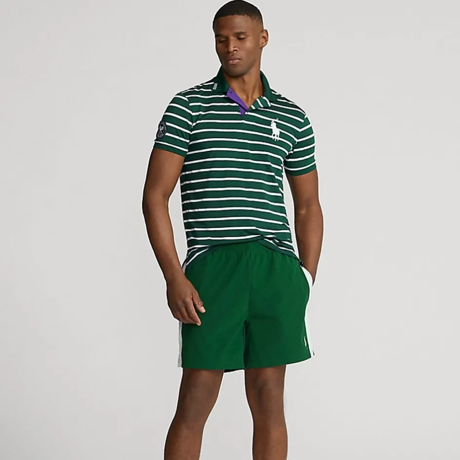 Wimbledon Polo Ralph Lauren Greensman Shorts - Green- Trousers & Shorts