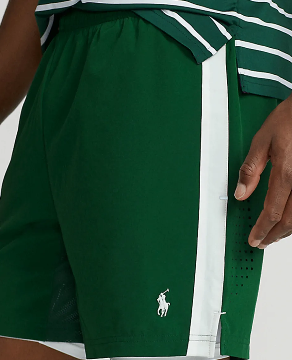 Wimbledon Polo Ralph Lauren Greensman Shorts - Green- Trousers & Shorts