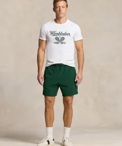 Wimbledon Polo Ralph Lauren Greensman Shorts - Dark Green- Trousers & Shorts