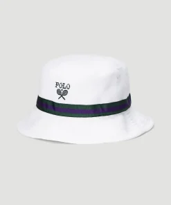 Wimbledon Polo Ralph Lauren Kids Reversible Terry Bucket Hat- Bucket Hat