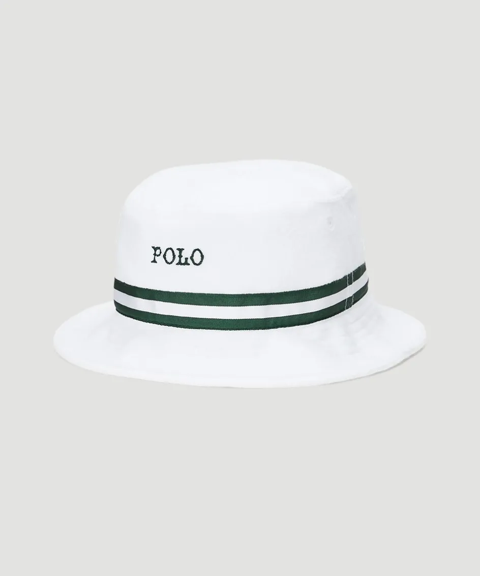 Wimbledon Polo Ralph Lauren Kids Reversible Terry Bucket Hat- Bucket Hat