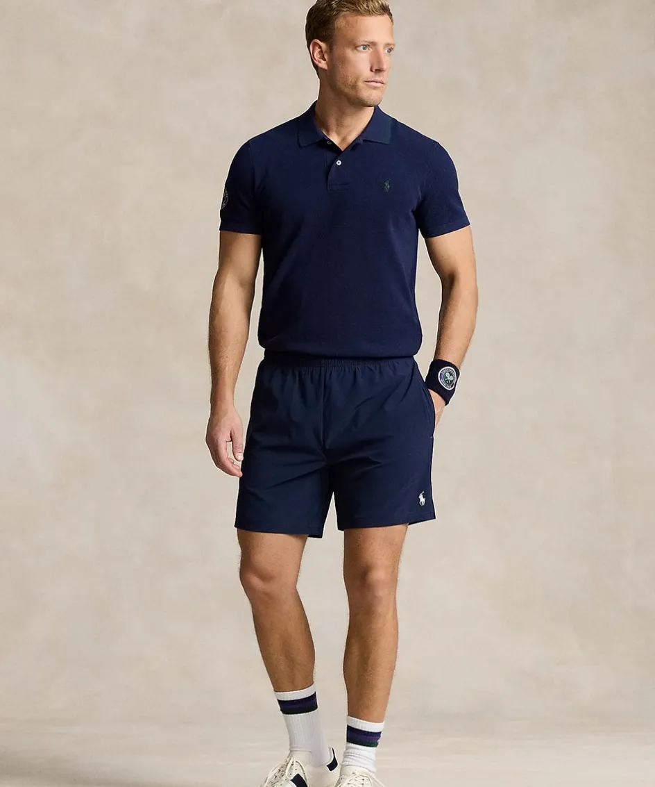 Wimbledon Polo Ralph Lauren Mens Ballboy Shorts - Navy- Trousers & Shorts