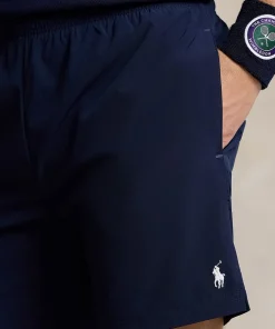 Wimbledon Polo Ralph Lauren Mens Ballboy Shorts - Navy- Trousers & Shorts