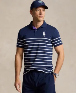 Wimbledon Polo Ralph Lauren Mens Ballboy Polo Shirt - Navy- Polo Shirts