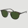 Wimbledon Polo Ralph Lauren PH4181 Shiny Dark Havana- Sunglasses