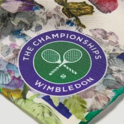 Wimbledon Silk Scarf - Floral- Scarves