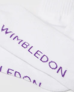 Wimbledon Socks Crew Cuff Stripe- Accessories
