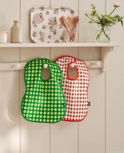 Wimbledon Strawberries & Tennis Balls Cotton Bibs Pack of 2-Kids Bibs