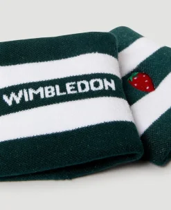 Wimbledon Strawberry Icon Sweatband Twin Pack in Green-Women Court Accessories|Accessories