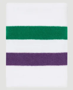 Wimbledon Sweatband Large Single - White- Accessories