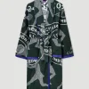 Wimbledon The Championships 2024 Cotton Towelling Robe in Green- Towels
