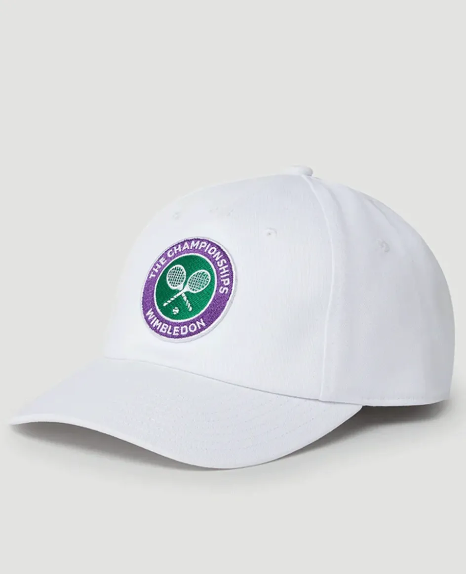 Wimbledon The Championships Logo Cap in White- Baseball Cap