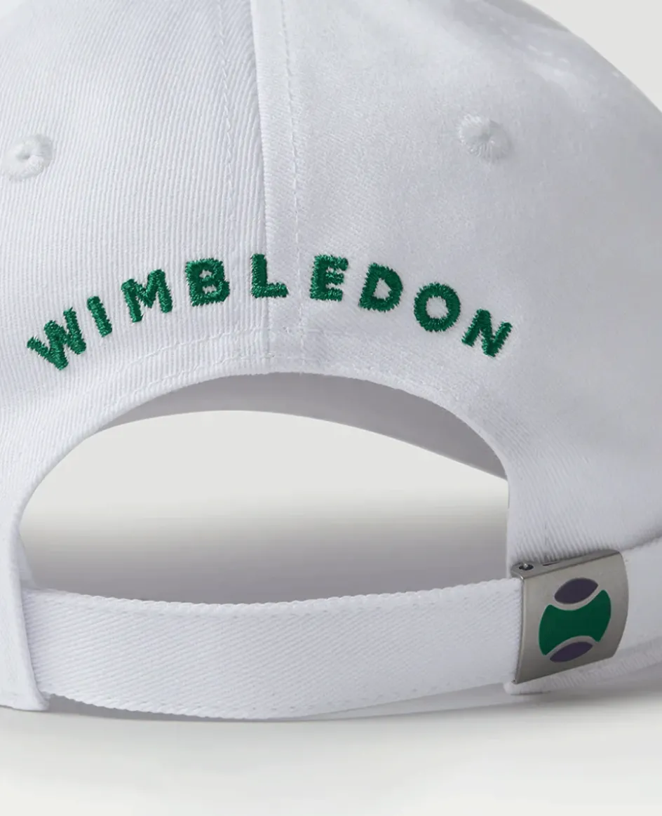 Wimbledon The Championships Logo Cap in White- Baseball Cap