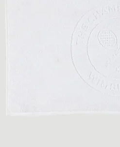 Wimbledon Towel White Logo Bath- Towels