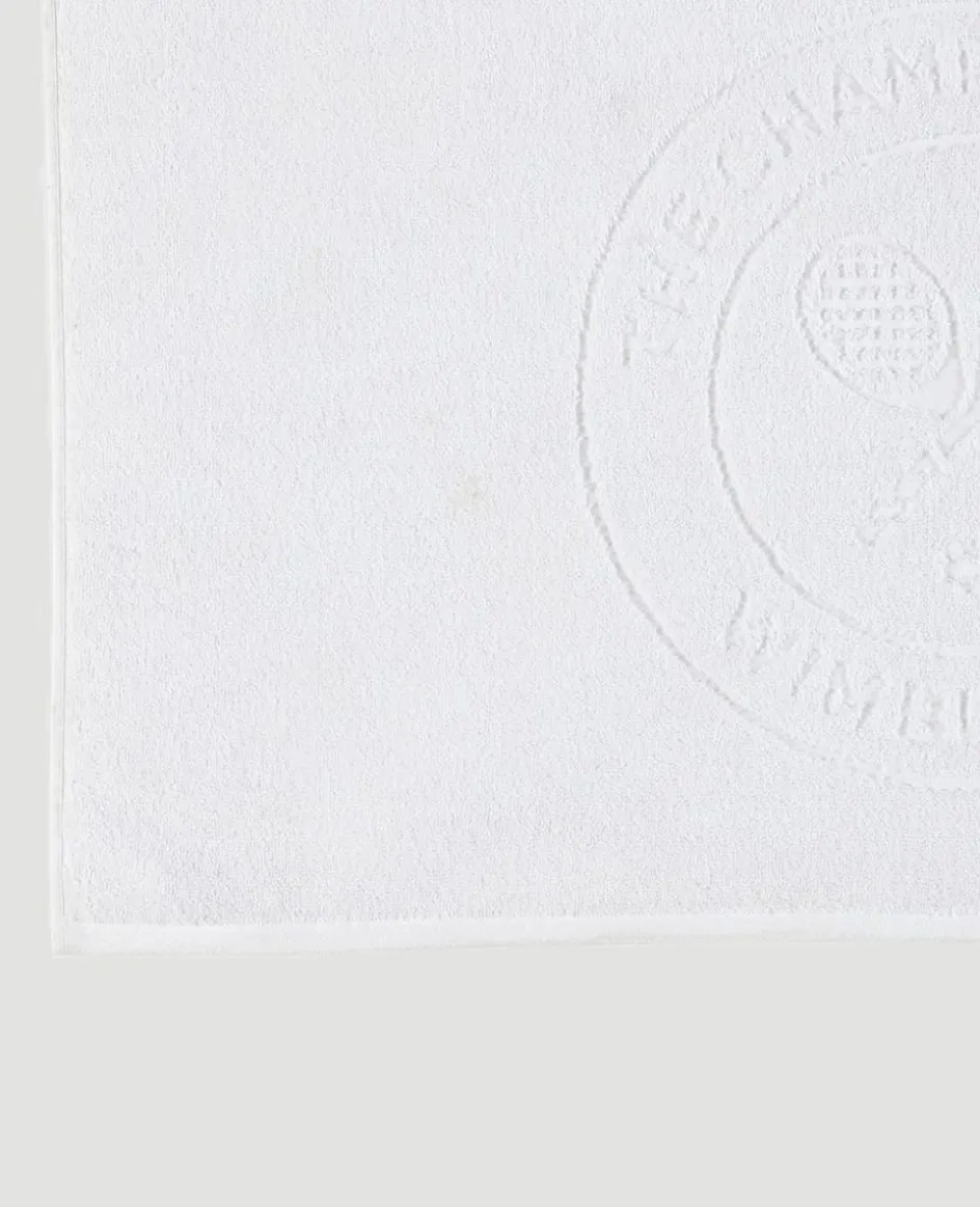 Wimbledon Towel White Logo Bath- Towels
