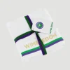 Wimbledon White Cotton Sports Towel 40x70cm- Towels