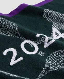 Wimbledon Championships Giant Towel 2024 - Classic Green & Purple- Towels