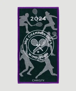 Wimbledon Championships Towel 2024 - Classic Green & Purple- Towels