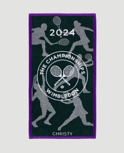 Wimbledon Championships Towel 2024 - Classic Green & Purple- Towels