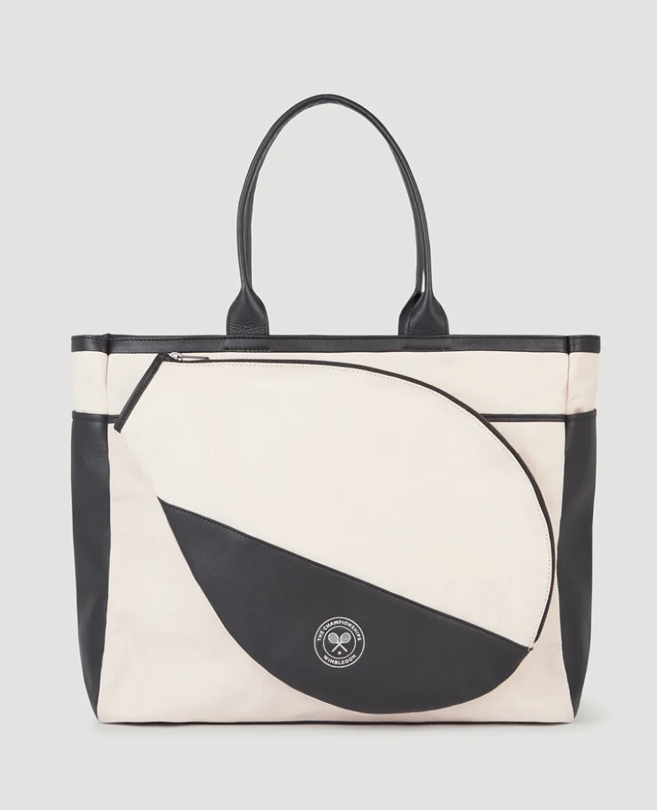 Wimbledon SW19 Tennis Tote Bag - Cream- Tote