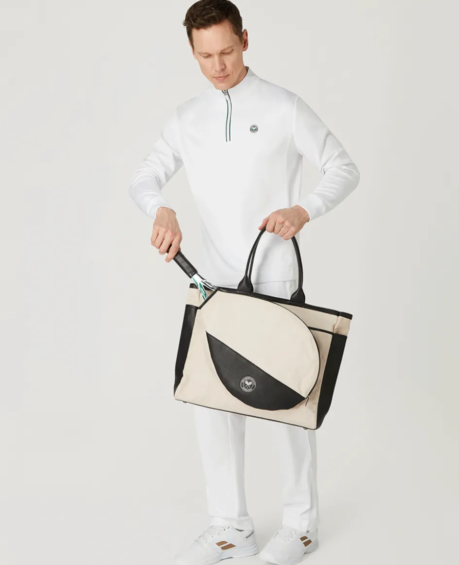 Wimbledon SW19 Tennis Tote Bag - Cream- Tote