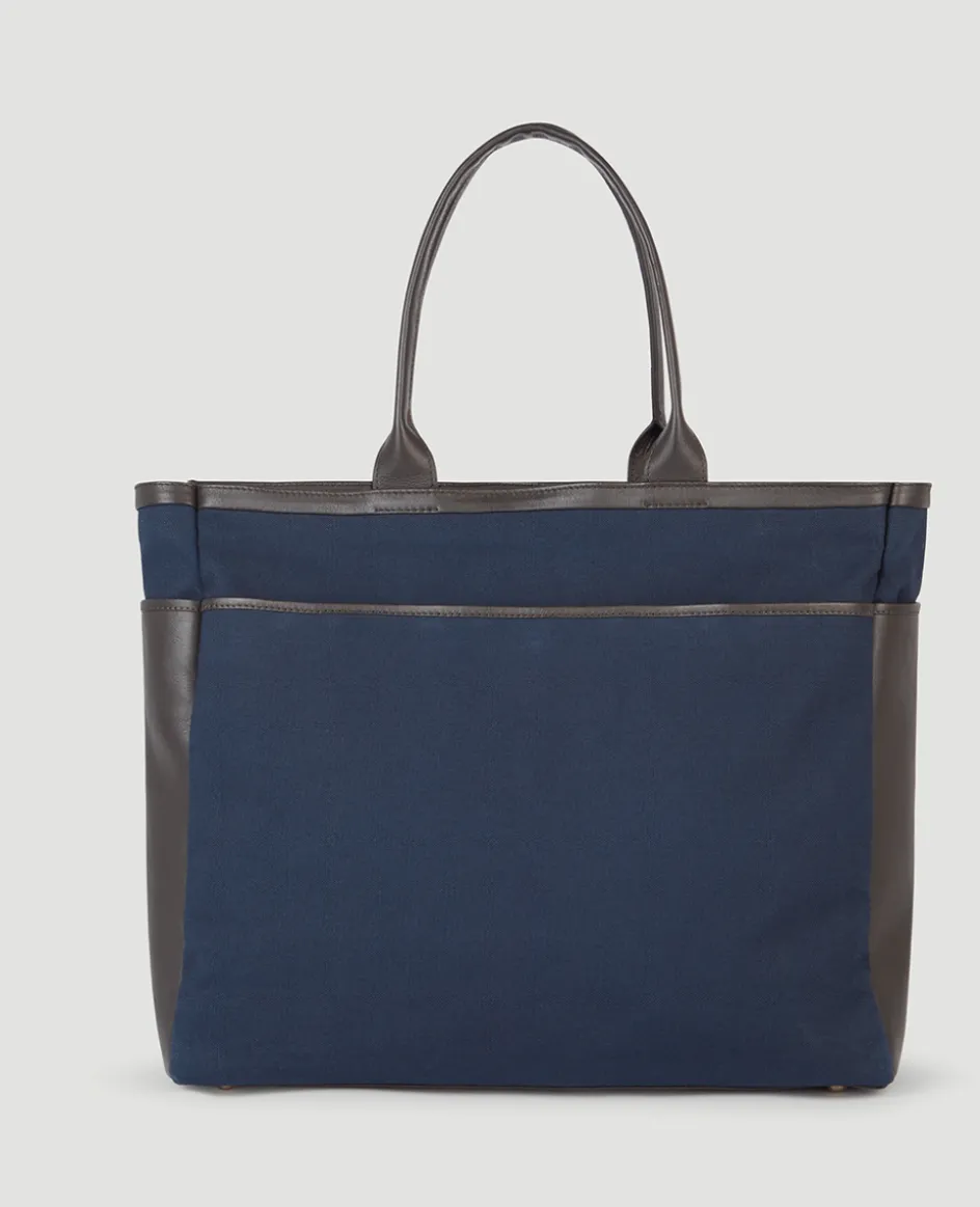 Wimbledon SW19 Tennis Tote Bag - Navy- Tote|Bags