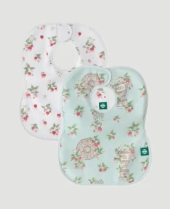 Wimbledon Trophies & Strawberries Cotton Bibs Pack of 2-Kids Bibs