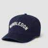 Wimbledon Wordmark Cap in Navy- Baseball Cap