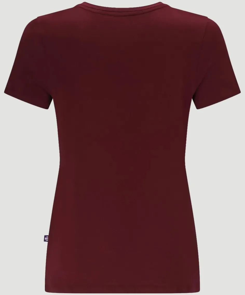 Wimbledon Women's Championships Logo T-Shirt - Oxblood-Women Tops & T-Shirts