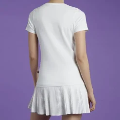 Wimbledon Women's Championships Logo T-Shirt - White-Women Tops & T-Shirts